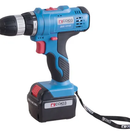 Фото №0 Аккумуляторная дрель-шуруповерт Союз ДШС-3314Л