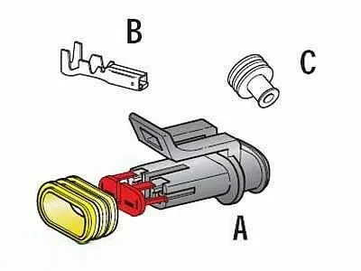 Фото №0 РАЗЪЕМ ВЛАГОЗАЩ 2КОНТ ВИЛКА КОМПЛ