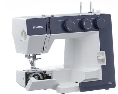 фото Швейная машина Janome 1522BL, синий/белый