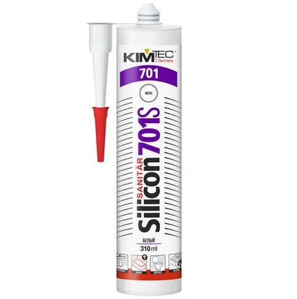 Фото №0 KIM TEC 701S Герметик силикон. санитар.белый 280мл (02-01-51)