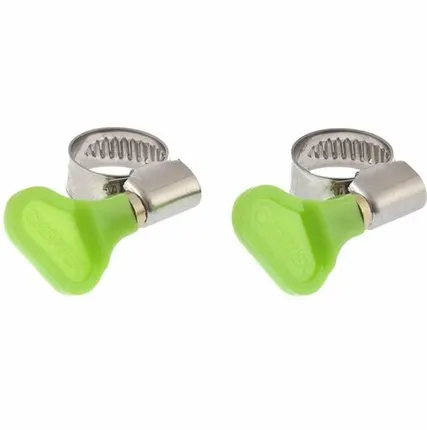 Фото №0 Хомут СИБРТЕХ 47648 металлические элемент крепления с формой ключа 10-16мм 2 шт