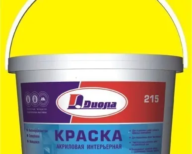 фото Краска акриловая моющаяся Д-215 3кг Диола