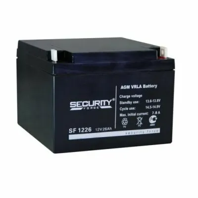 Фото №0 Аккумулятор 12В 26А.ч Security Force SF 1226