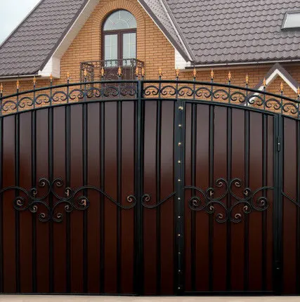 Фото №0 Ворота со встроенной калиткой