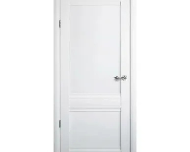 фото Дверь межкомнатная Классик-1 (Dorica) глухая, сатин, Белый 2000х800мм