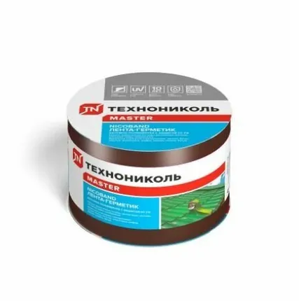 Фото №0 Лента- герметик NICOBAND 0,15 х 10 м коричневая