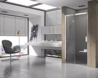 фото Душевая раздвижная дверь Ravak Matrix MSD2 100 L блестящий Transparent 0WLA