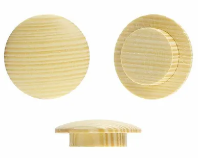 фото Заглушка деревянная (сосна) d10 (упак. 10шт)