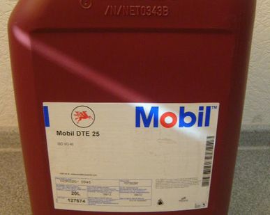 фото Гидравлическое масло Mobil DTE 25 (20л) Mobil