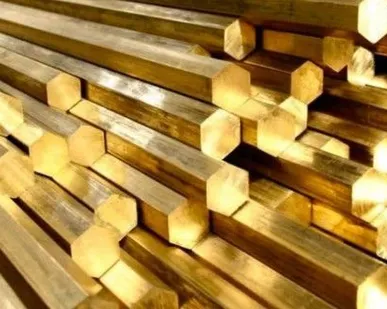 фото Шестигранник латунный 7, ЛС59-1