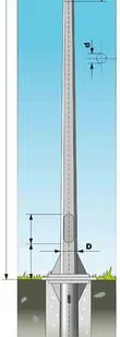 фото Опора освещения металлическая ОГК-11,0