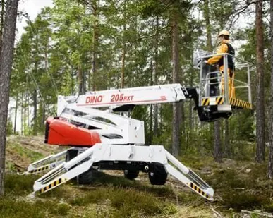 фото Аренда дизельного телескопического коленчатого подъемника Dino 205 RXT