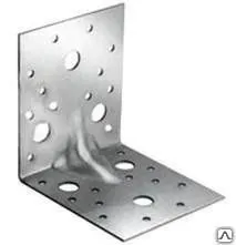 фото Уголок крепежный 105*105*90*2,0 мм, усиленный цинк(50),