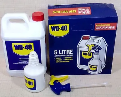 фото WD-40 многофункциональная универ. смазка (канистра+триггер) 5л. WD0011
