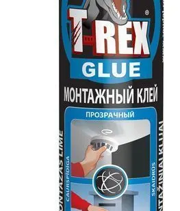 фото 127169 Клей T-REX монтажный ПРОЗРАЧНЫЙ 310гр (гол.туба)