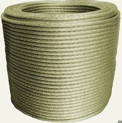 Фото №0 Трос ПВХ катушках (РБ), латунь 2,5