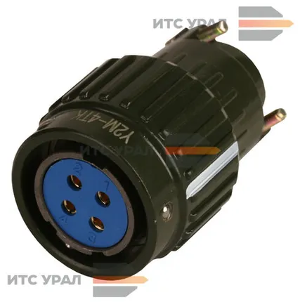 Фото №0 Y2M-4TK, Розетка кабельная 4pin