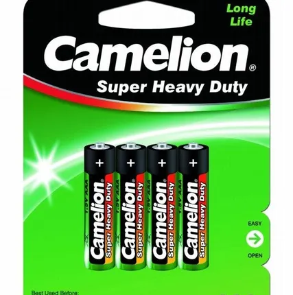 Фото №0 Элемент питания солевой R R03 BL-4 (блист.4шт) Camelion 1668