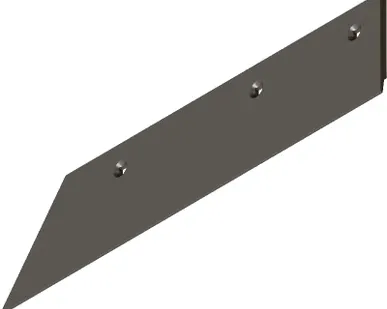 фото Лемех правый РЗЗ КГЮ.01.546К (700 мм) для культиваторов-плоскорезов КПГ-2-150