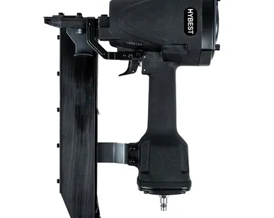 фото Пистолет скобозабивной мебельный Hybest N851 (пневматический, каркасные скобы тип 155 16Ga)