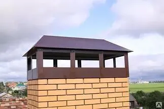 фото Дымник и колпак на трубу
