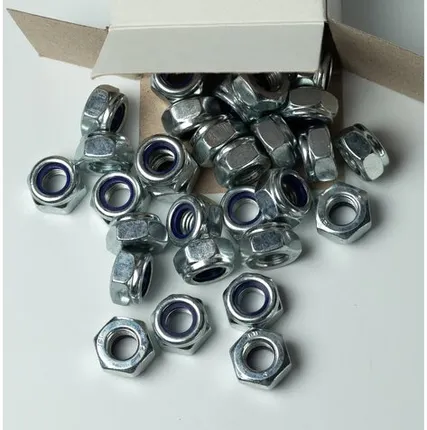 Фото №0 Гайка с нейлоновой вставкой М10 DIN985 50шт