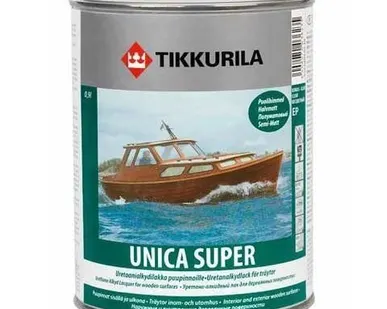 фото Тиккурила Tikkurila Лак UNICA SUPER EP п/матовый (0,9л)