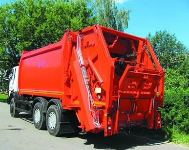 фото Мусоровоз с задней разгрузкой КО-427-90 на базе МАЗ