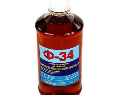 фото Ф-34 флюс для пайки алюминия 500мл