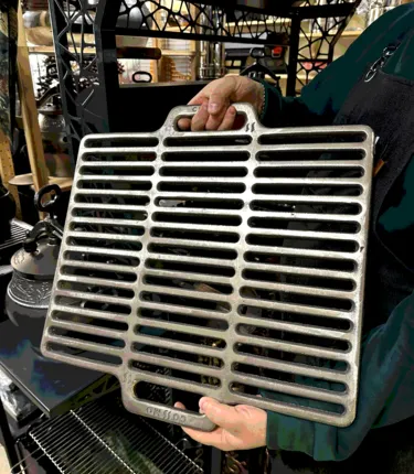 Фото №0 Чугунная решетка гриль 500/400/12 мм Россия