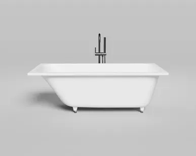 фото Ванна встраиваемая Salini S-Stone ORLANDA KIT 160x70 матовая/ДК белый 102125M