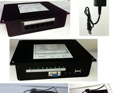фото 4 канальный IP видеорегистратор NVR Интегрированный WMI-O-7804R-F PoE-5