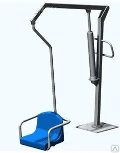 фото Подъемник инвалидный для бассейна "ЕНИСЕЙ" ИПБ-170Г (с гидравлич приводом)