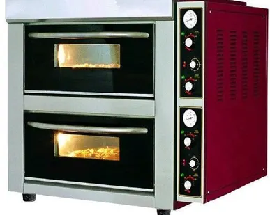 фото Двухярусная печь для пиццы BELLA-212G газовая