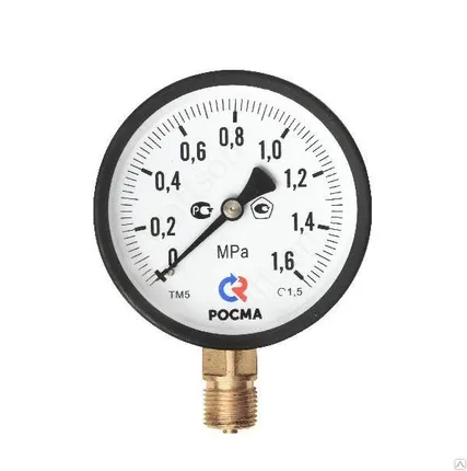 Фото №0 Манометр ТМ-510Р.00 (0-1,6MPa) G1/2 150*C (1,5) РОСМА