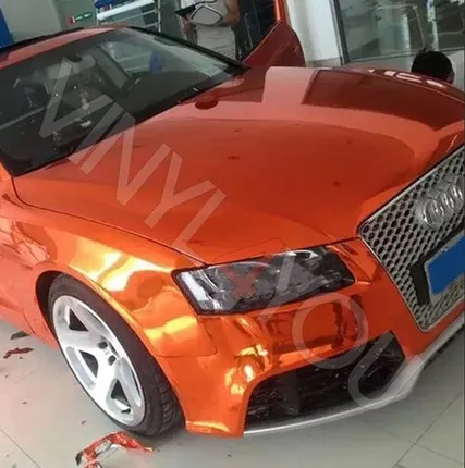 Фото №0 Пленка Хром оранжевый Nippon Carbide 1,37