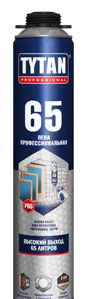 Фото №0 Пена монтажная TYTAN UNI 65 профессиональная всесезонная, 750 мл
