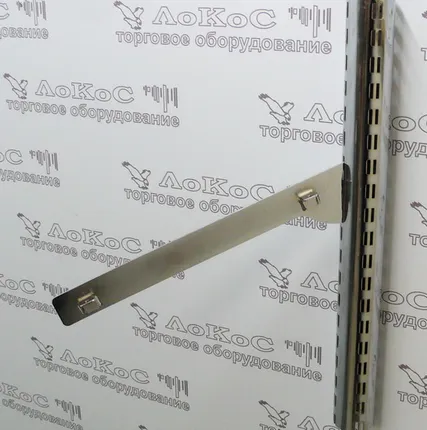 Фото №0 Пара кронштейнов для полки L=400мм, хром