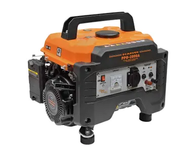 фото Генератор бензиновый Carver PPG-2000А, 1/1.1 кВт, 220 В, ручной запуск, вес 25.6 кг