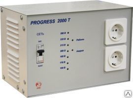 Фото №0 Однофазный стабилизатор PROGRESS 2000T - 220В