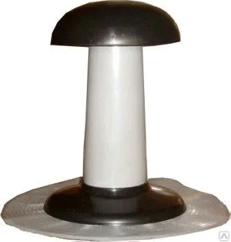 Фото №0 Кровельный аэратор 75 х 240 мм с насадками ПВХ