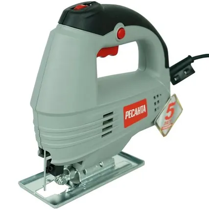 Фото №0 Лобзик электрический Ресанта Л-55/600, 600Вт, 500-3000 ходов/мин, макс.толщина до 55мм