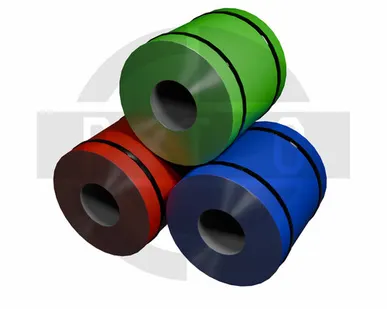 фото Рулон с полимерным покрытием 0,5 мм сталь 08пс ГОСТ 52146-2003