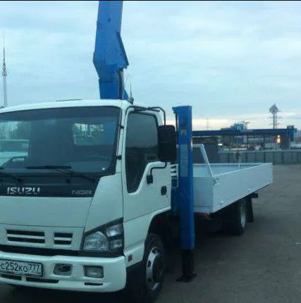 Фото №0 Аренда манипулятора ISUZU NQR75 (3 тонны)