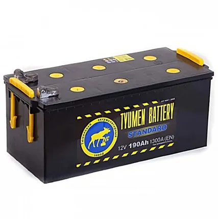 Фото №0 Аккумулятор Тюмень Standard 190 Ач п.п. (клеммы под болт)