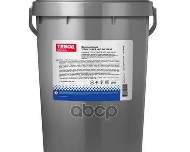фото Teboil Масло Моторное Hpd 5W40 20Л Teboil - 3465168