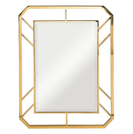 Фото №0 KFG081 Зеркало прямоугольное в металлической раме