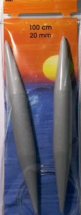 Фото №0 52672 Спицы круговые 100 см/ 20.00 мм/100см.