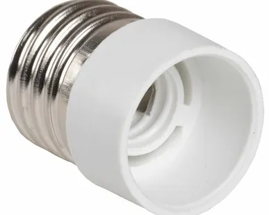 фото Переходник с Е14 на Е27 (цоколь лампы Е14) (ПР27-14-К...