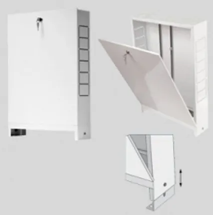 Фото №1 Шкаф коллекторный накладной UNI-FITT ШРН-1 454 мм